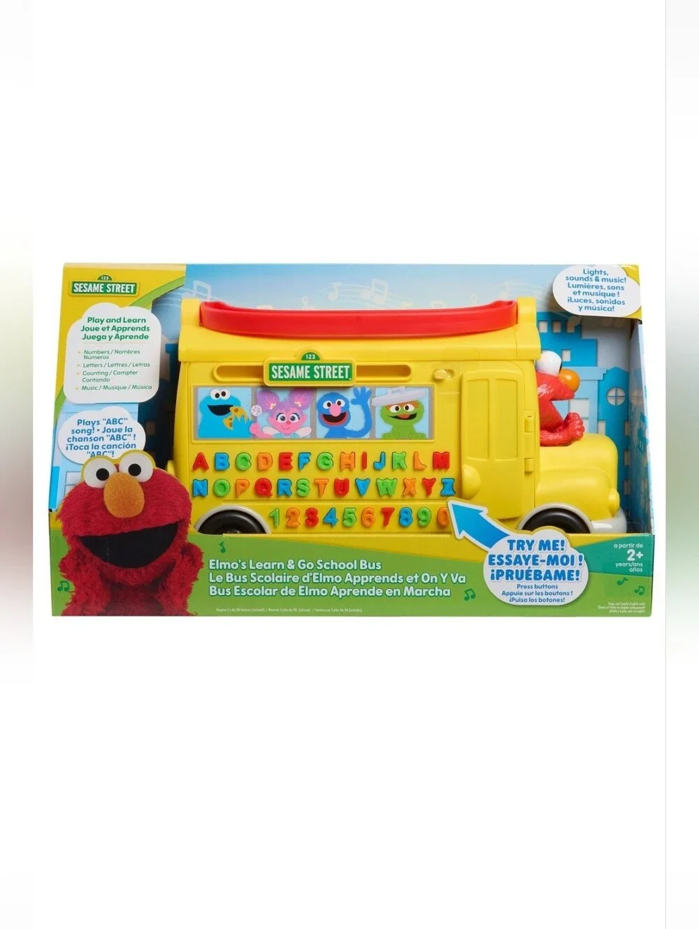 Sesame Street Elmo's Learn & Go School Bus